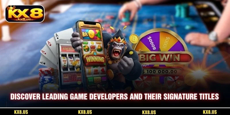 Discover leading game developers and their signature titles
