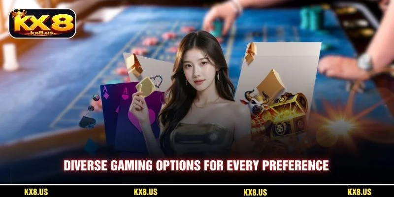 Diverse gaming options for every preference